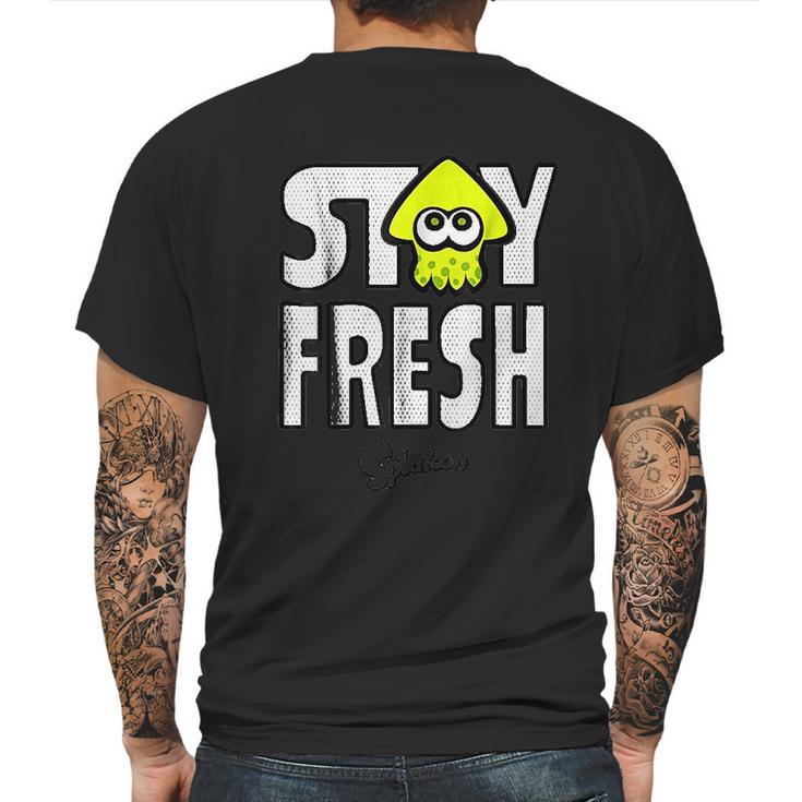 Nintendo Splatoon Neon Stay Fresh Graphic Mens Back Print T-shirt