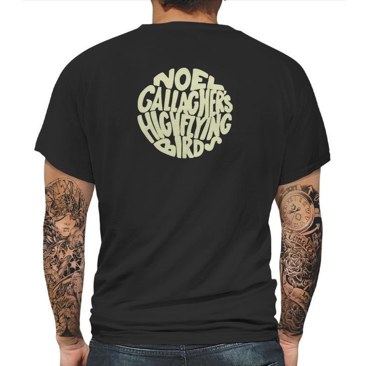 Noel Gallagher S High Flying Birds Circle Mens Back Print T-shirt