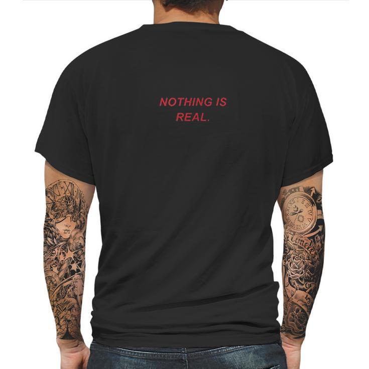 Nothing Is Real Pastel Goth Soft Grunge Aesthetic Clothing Mens Back Print T-shirt