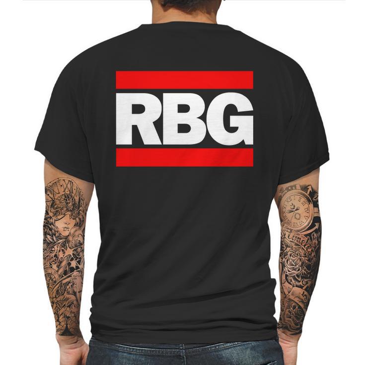 Notorious Rbg Box Logo Mens Back Print T-shirt