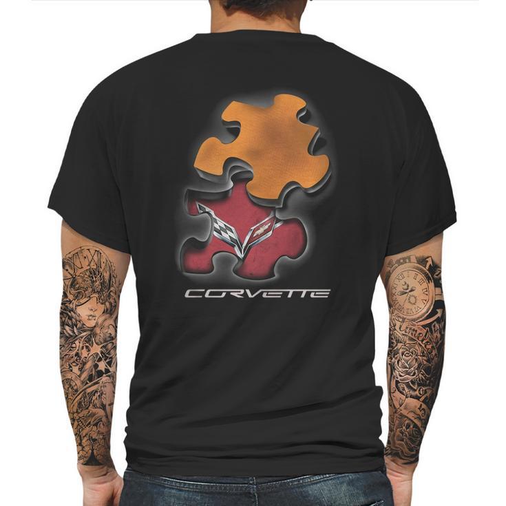 Np Corvette Mens Back Print T-shirt