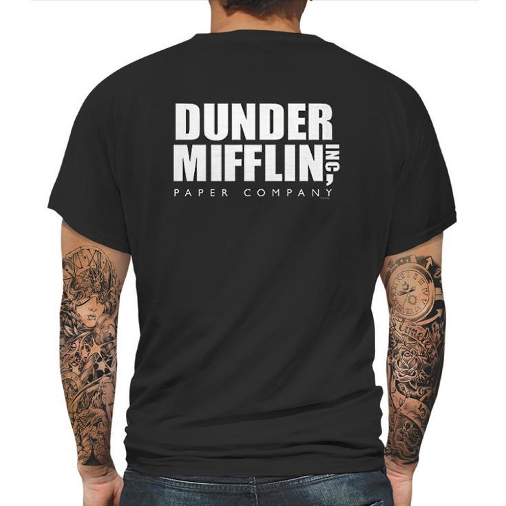 The Office Dunder Mifflin Mens Back Print T-shirt