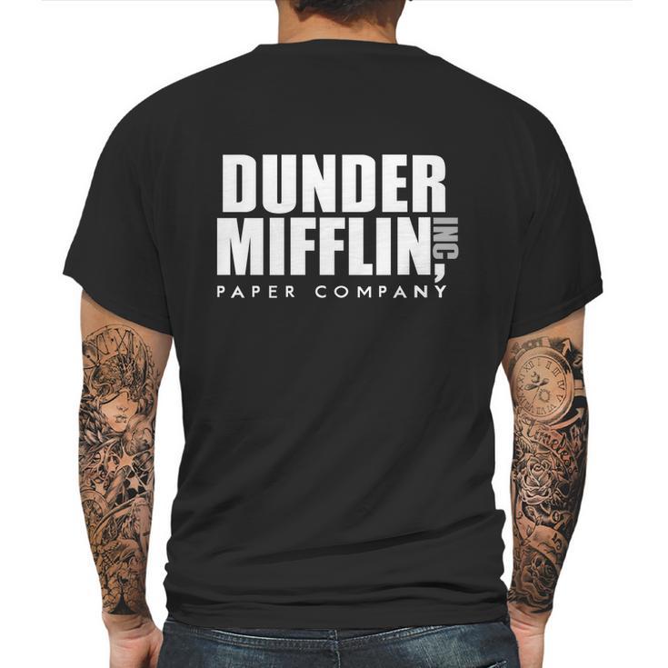 The Office Dunder Mifflin Mens Back Print T-shirt