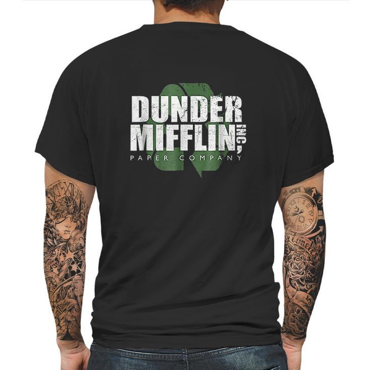 The Office Dunder Mifflin Recycle Comfortable Mens Back Print T-shirt