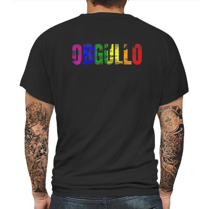 Orgullo Pride Flag Lgbtq For Pride 2019 Mens Back Print T-shirt