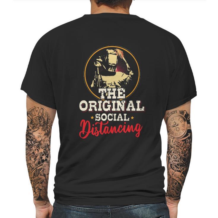 The Original Social Distancing Mens Back Print T-shirt