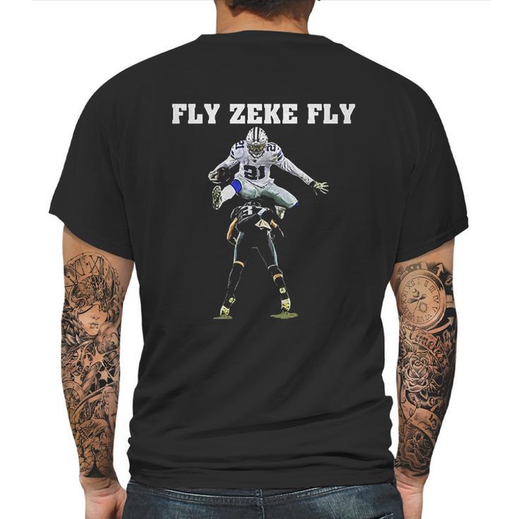 Ott Fly Zeke Fly Funny Mens Back Print T-shirt