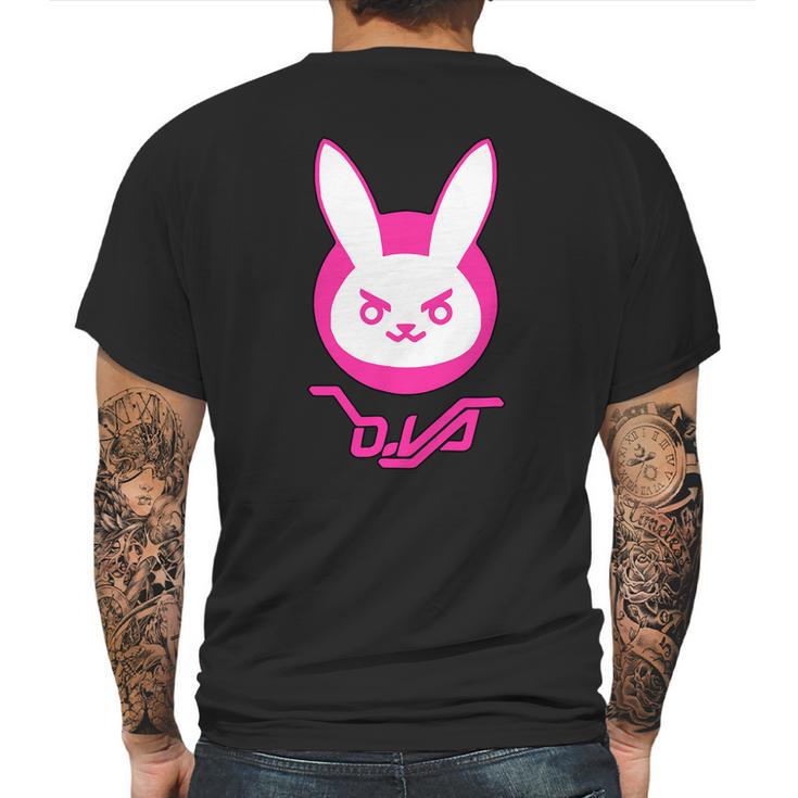 Overwatch Dva Bunny Spray Tee Shirt- Mens Back Print T-shirt