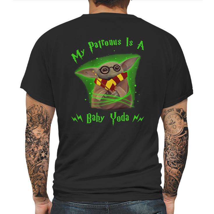 My Patronus Is A Baby Yoda Shirt Mens Back Print T-shirt