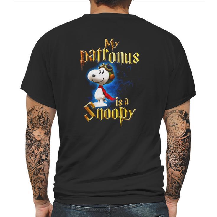 My Patronus Is A Snoopy Mens Back Print T-shirt