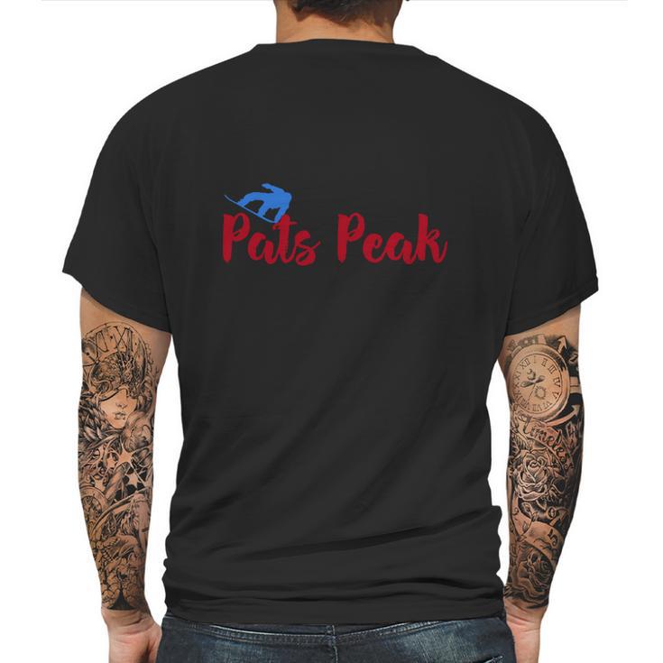 Pats Peak Ski &Amp Snow T-Shirt Mens Back Print T-shirt