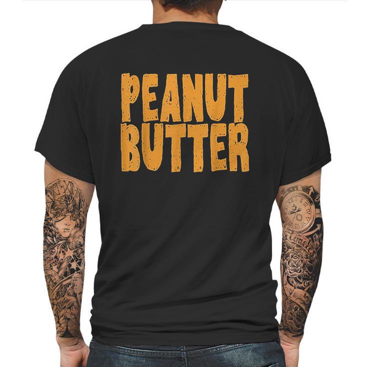 Peanut Butter Jelly Couples Friends Halloween Mens Back Print T-shirt