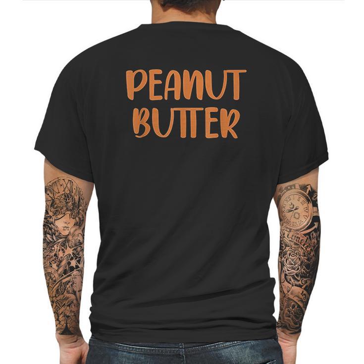 Peanut Butter Jelly Matching Halloween Mens Back Print T-shirt