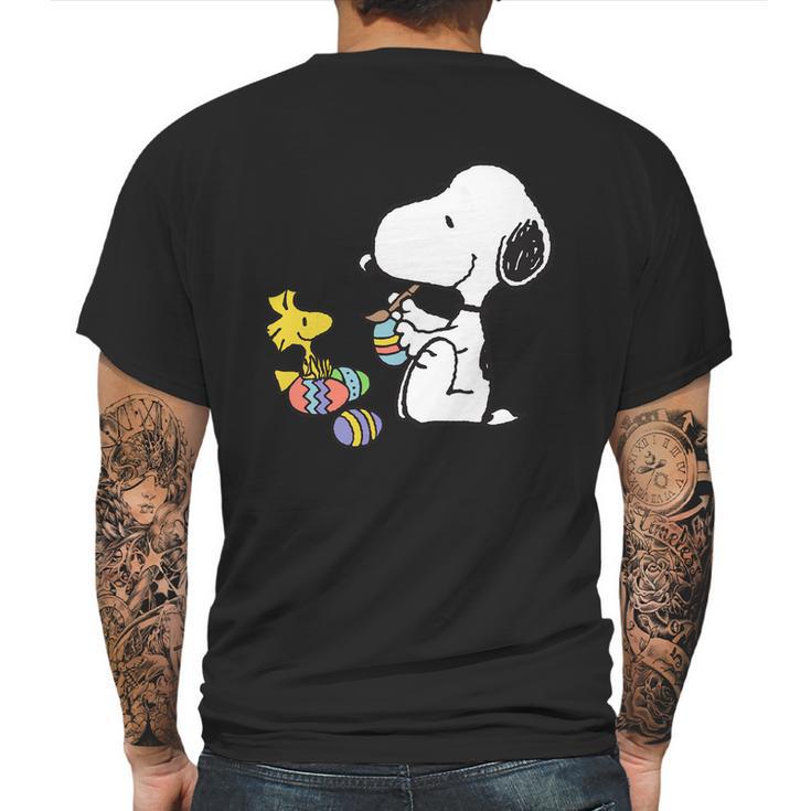 Peanuts Snoopy Easter Egg T-Shirt Mens Back Print T-shirt