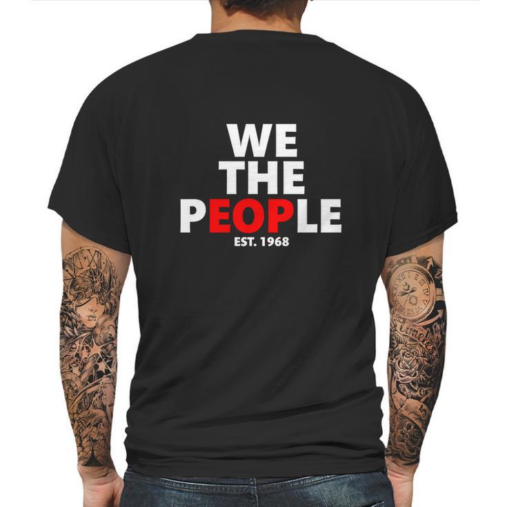 We The People Eop Ualbany College Mens Back Print T-shirt