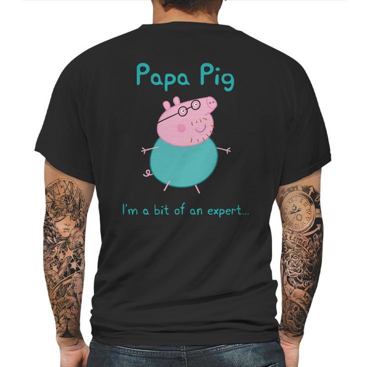 Peppa Pig Daddy Pig Daddy Pig Papa Pig Mens Back Print T-shirt