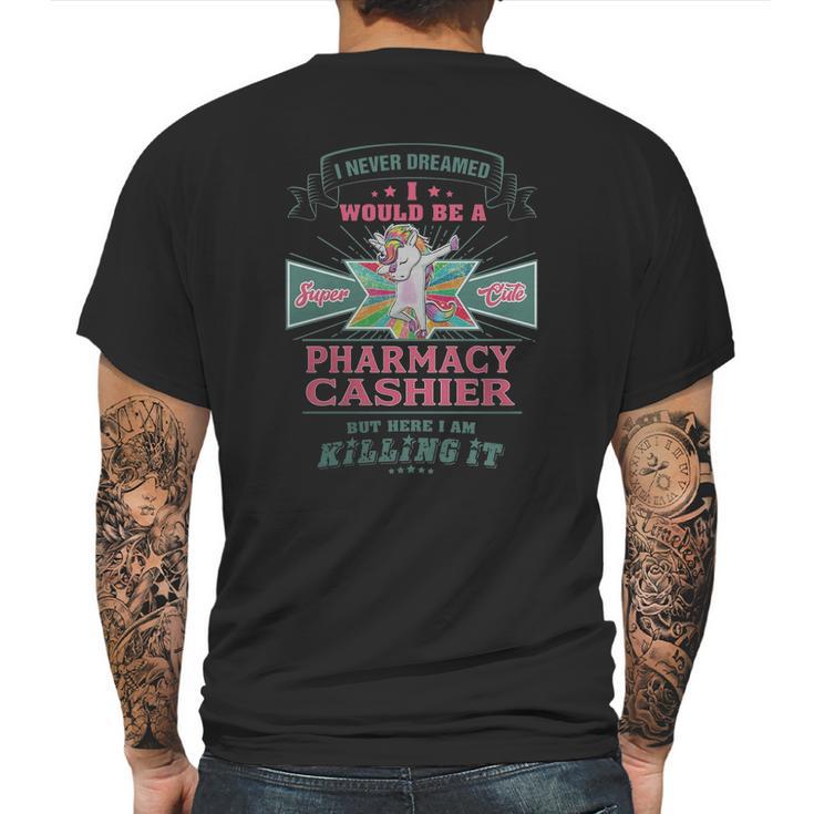 Pharmacy Cashier Mens Back Print T-shirt