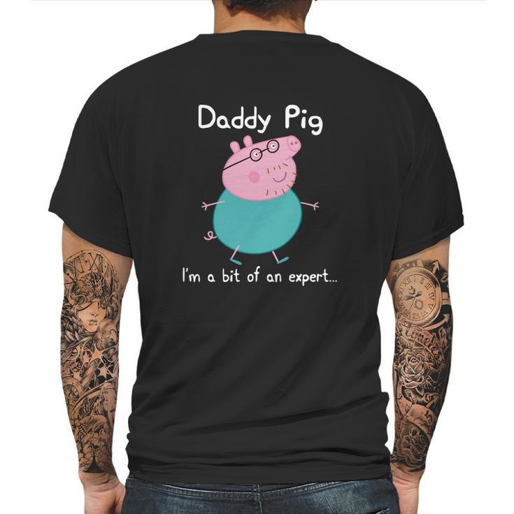 Pig Daddy Pig Expert Classic Guys Mens Back Print T-shirt