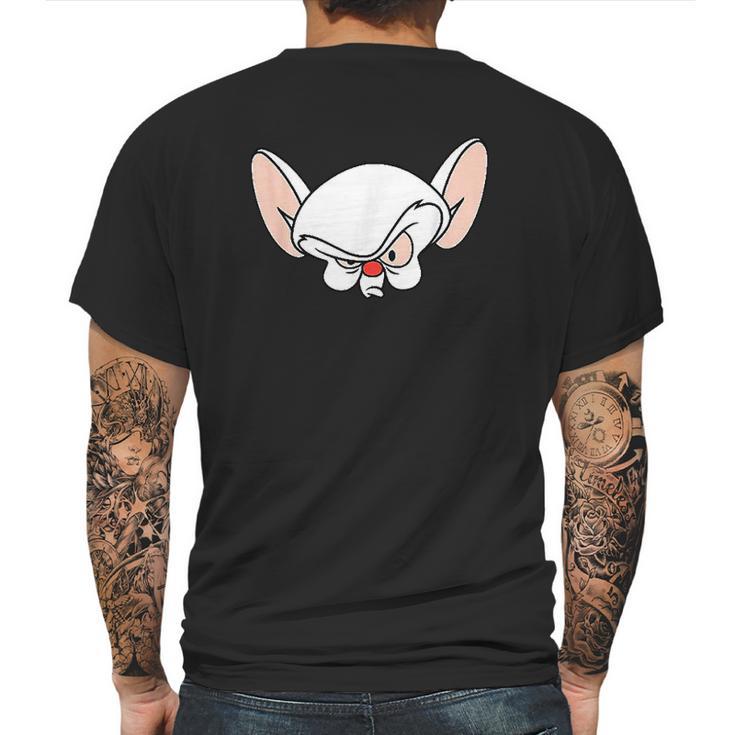 Pinky And The Brain Brain Mens Back Print T-shirt