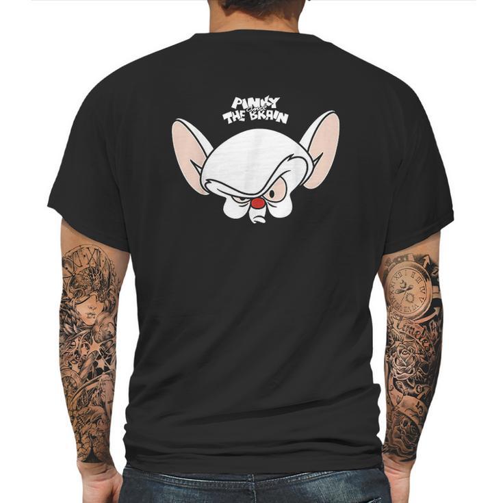 Pinky And The Brain Big Face Mens Back Print T-shirt