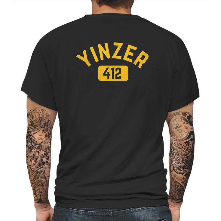 Pittsburgh Yinzer 412 Steel City Yinz Pennsylvania Home Mens Back Print T-shirt