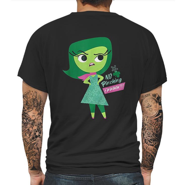 Pixar Inside Out Disgust Ew No Pinching St Patricks Day Mens Back Print T-shirt