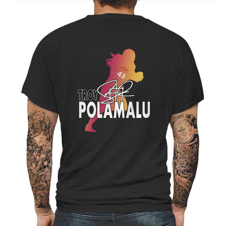 The Polamalu Silhouette Design Mens Back Print T-shirt