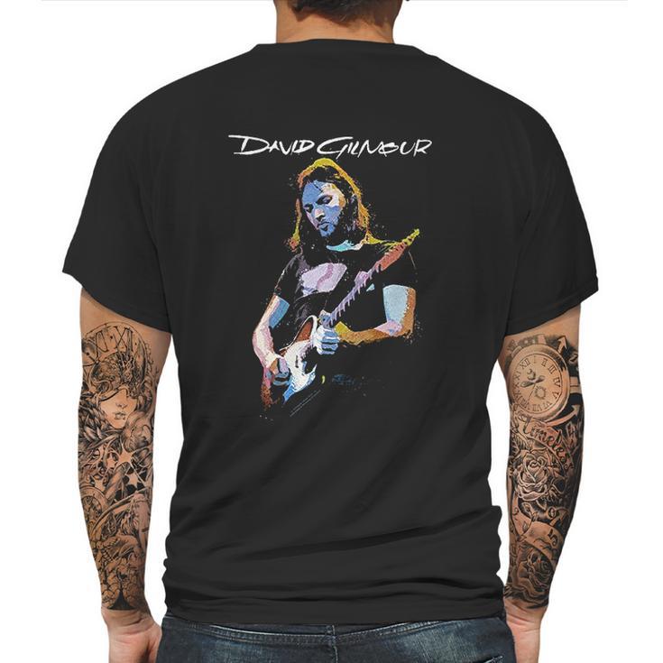 Popfunk David Gilmour Pink Floyd Guitar Mens Back Print T-shirt