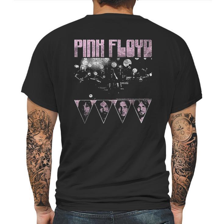 Popfunk Pink Floyd Live Retro Mens Back Print T-shirt