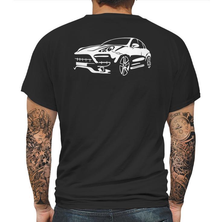 Porsche Cayenne 955 Tuning Car Suv Facelift 4X4 Turbo T-Shirt Mens Back Print T-shirt