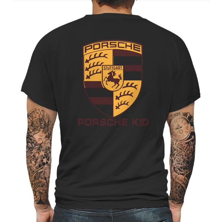 Porsche Kid Mens Back Print T-shirt