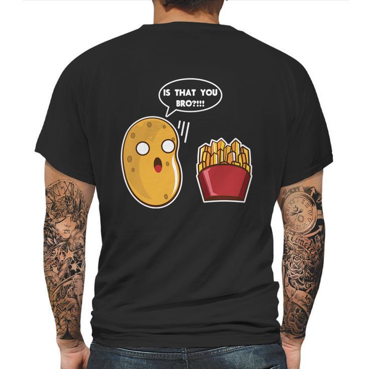 I Am A Potato Gift French Fry Gift Potato Gift Cool Gift Graphic Design Printed Casual Daily Basic Mens Back Print T-shirt