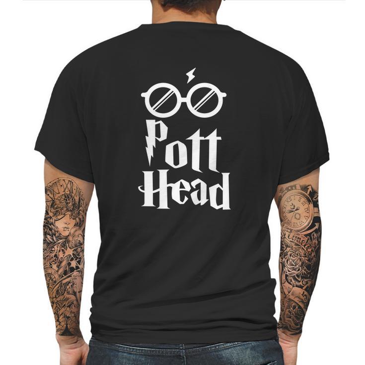 Pott- Head Mens Back Print T-shirt