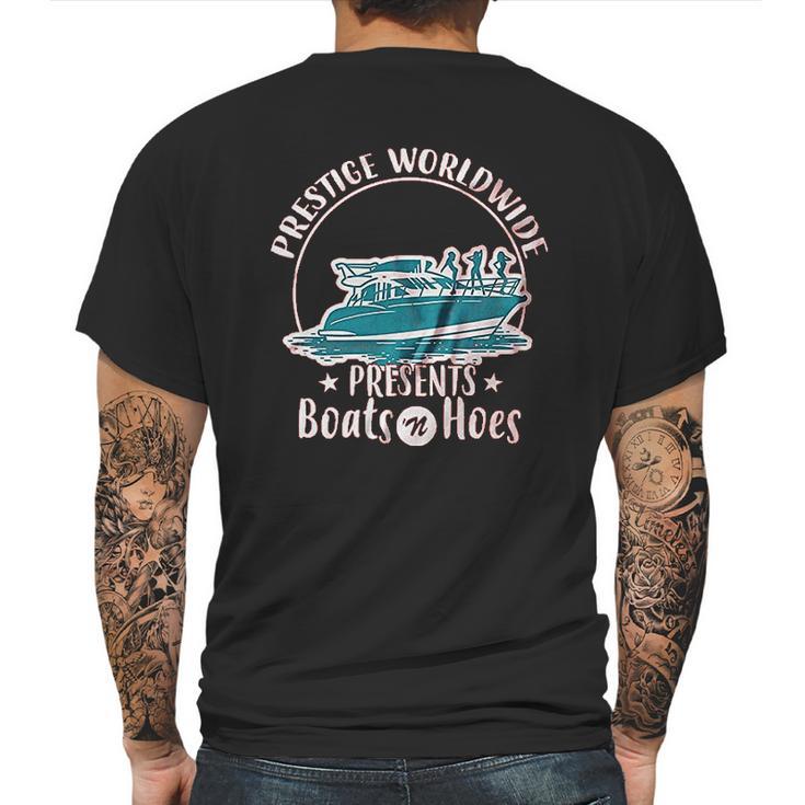 Prestige Worldwide Funny Boats N Hoes Funny Mens Back Print T-shirt