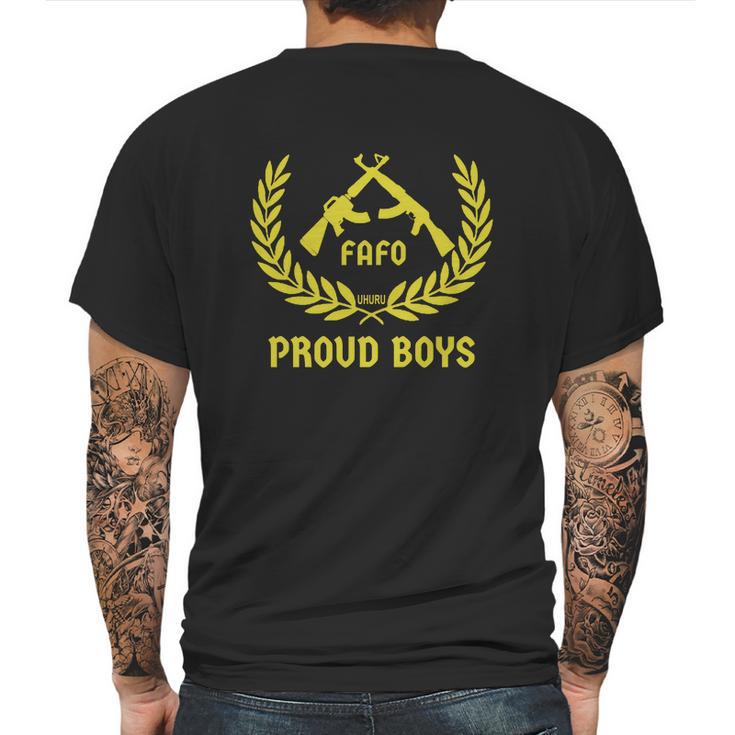 Proud Boys Fafo Shirt Mens Back Print T-shirt