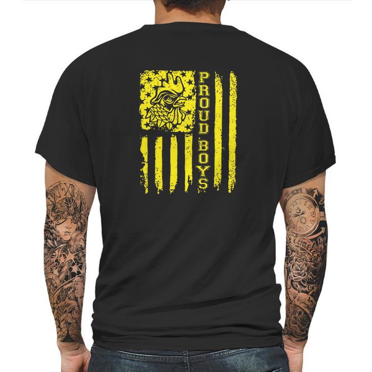 Proud Boys Shirt Mens Back Print T-shirt