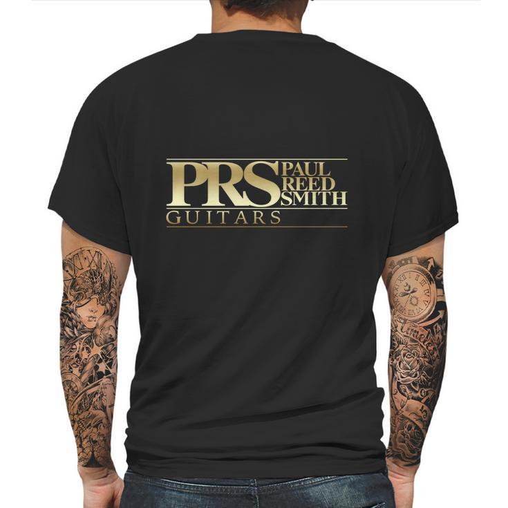 Prs- Paul Reed Smith Guitars Gold Mens Back Print T-shirt