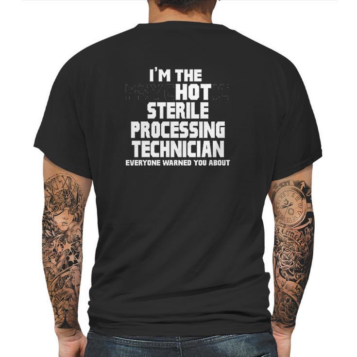 Psychotic Hot Sterile Processing Technician Mens Back Print T-shirt