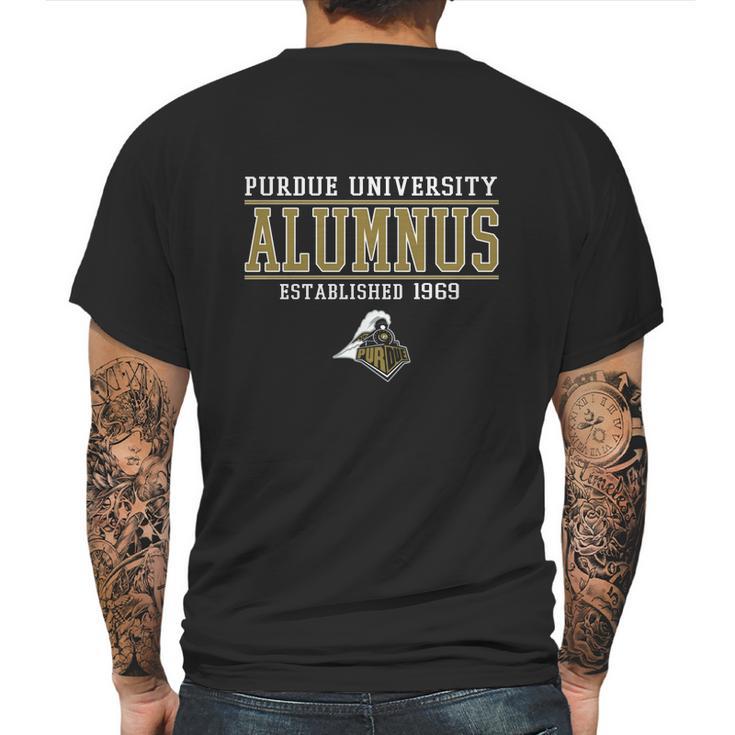 Purdue University Alumnus Mens Back Print T-shirt