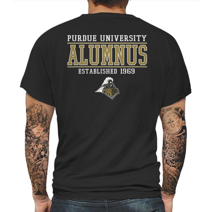 Purdue University Alumnus Established 1969 Mens Back Print T-shirt