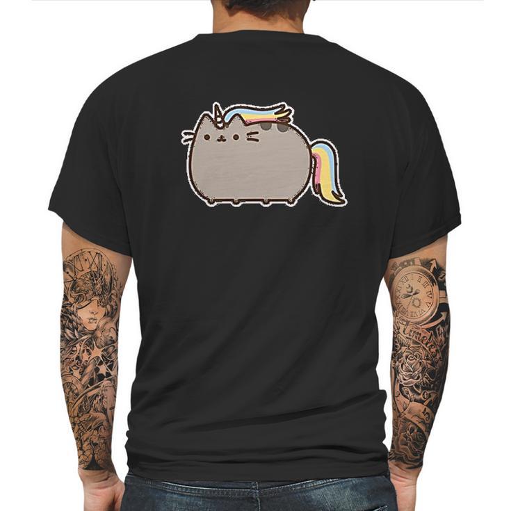 Pusheen The Cat Pusheenicorn Mens Back Print T-shirt