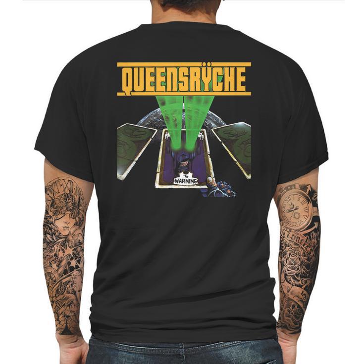 Queensrÿche Band The Warning Mens Back Print T-shirt