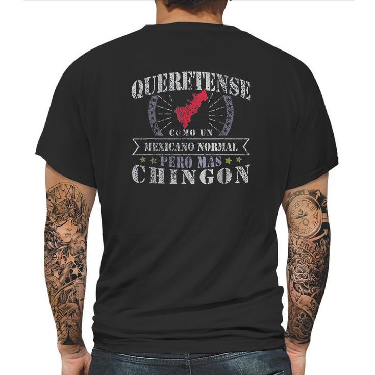 Queretaro Mexico Playera Camisa Para Queretense Mens Back Print T-shirt