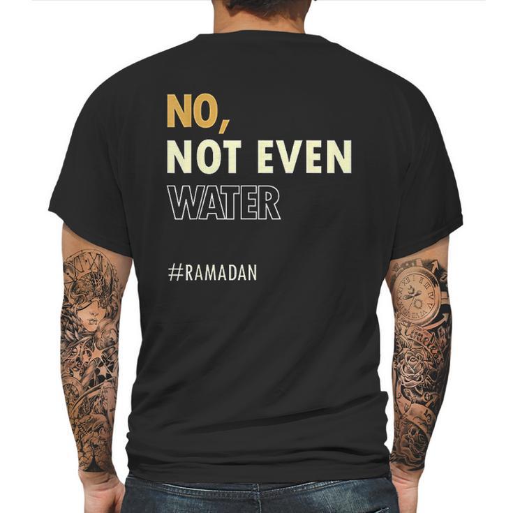 Ramadan Kareem Islamic Fasting Outfit Mens Back Print T-shirt