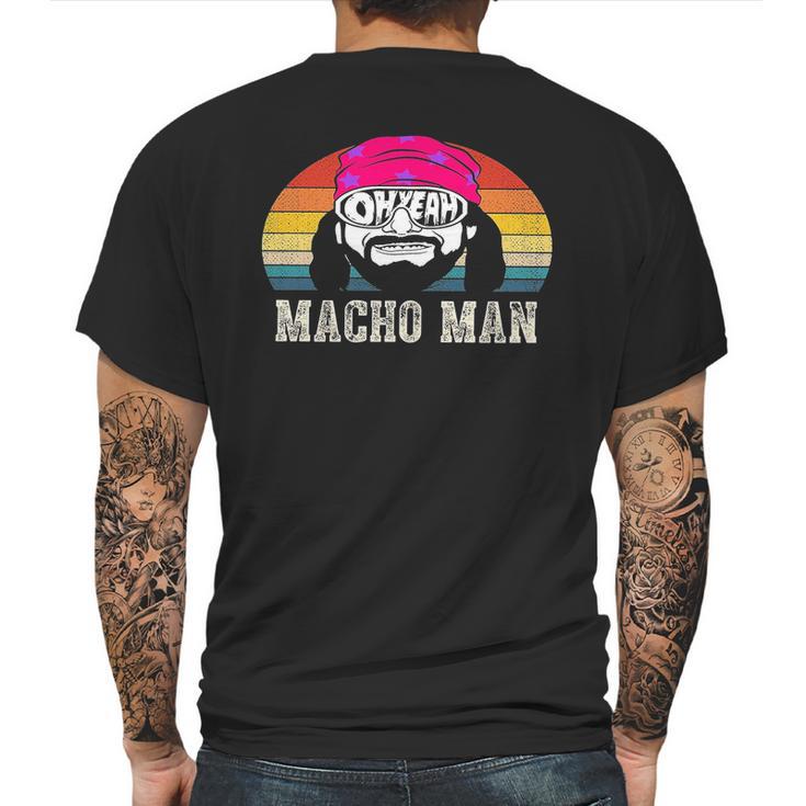 Randy Macho Man Savage Macho Man Mens Back Print T-shirt