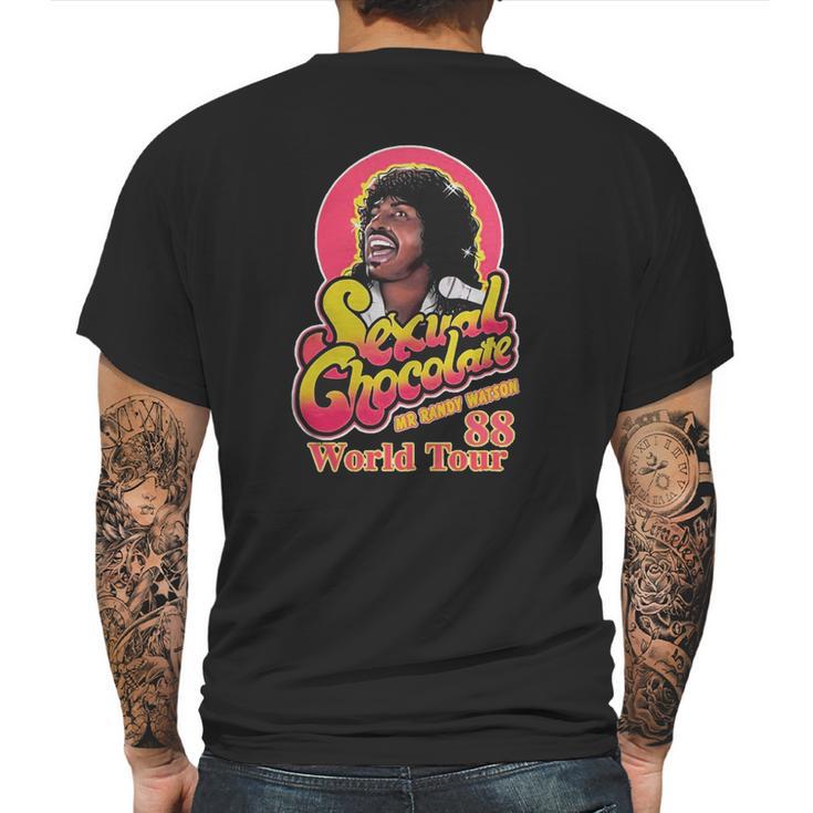 Randy Watson Sexual Chocolate World Mens Back Print T-shirt