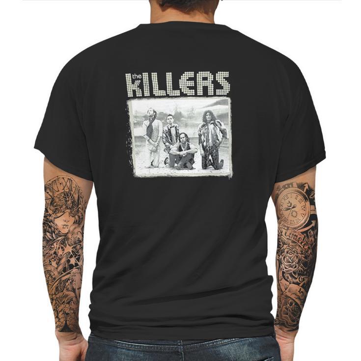 Real Swag Inc The Killers Band Photo Image Black Mens Back Print T-shirt