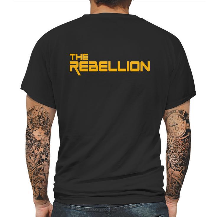 The Rebellion Logo Mens Back Print T-shirt