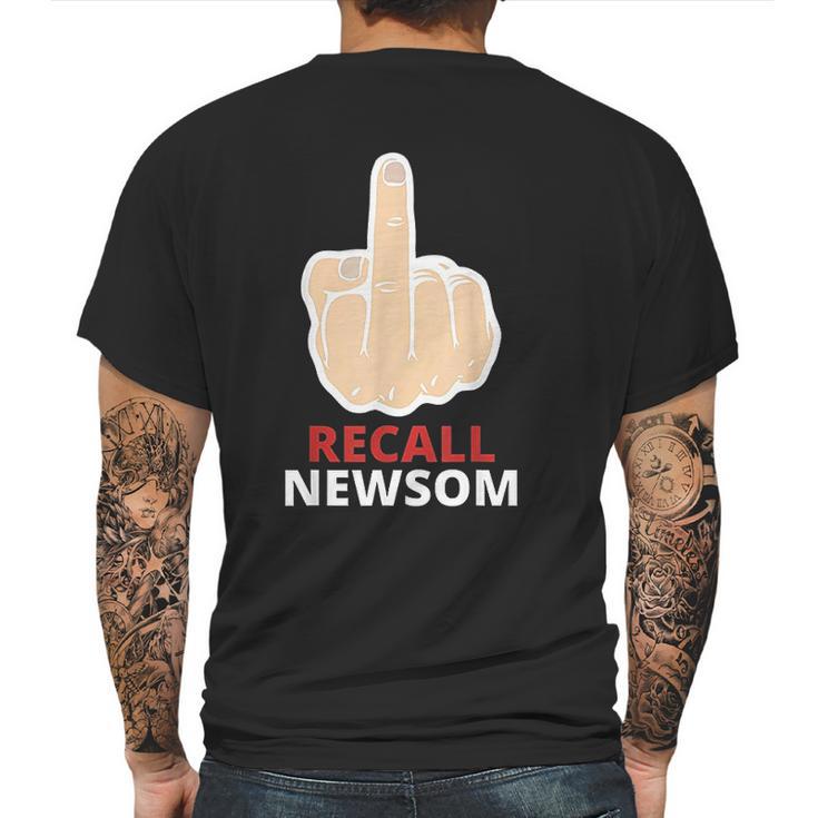 Recall Newsom Recall Gavin Newsom Mens Back Print T-shirt