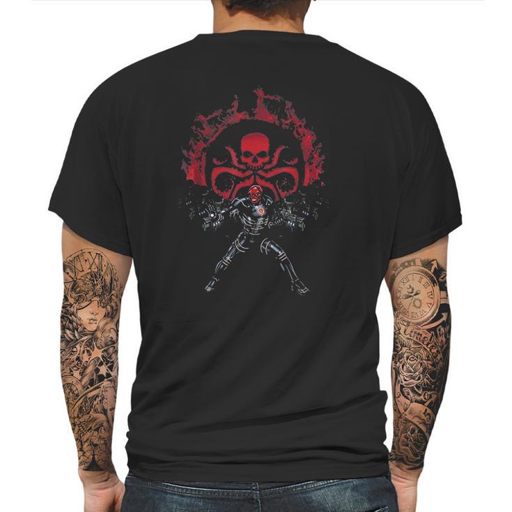 The Red Skull Hydra Army Awaits Your Command Mens Back Print T-shirt